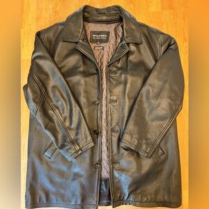 Wilson Leather Jacket Mens XL